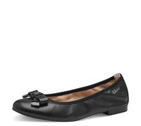 s.Oliver Women's Elegant Ballet Flats with Bow, Black, 5 UK