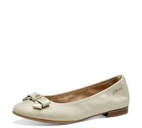 s.Oliver Women's Elegant Ballet Flats with Bow, Champagner, 7 UK