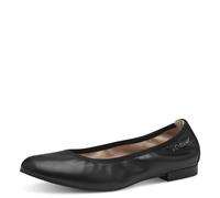 s.Oliver Women's Elegant Block Heel Ballet Flats, Black, 6 UK