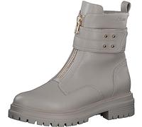 s.Oliver Womens Faux Leather Zipper Ankle Boots, ivory, 8 UK
