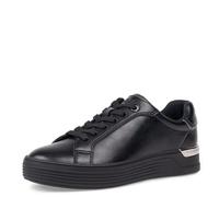 s.Oliver Women's Flat Trainers with Laces Low Top, Black (Black Comb), 4.5 UK