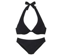 s.Oliver Women's Goa-88 Bikini Set, Black, 10 UK/B