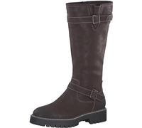s.Oliver Women's High Boots Without Heel Knee High Block Heel, dark brown, 5 UK