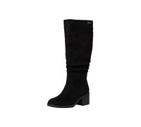 s.Oliver Womens High Heel Block Heel Zip Up Boots, black, 5 UK