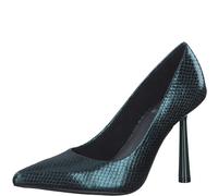 s.Oliver Women's High Heel Pointed Pumps, Green Metallic, 4 UK