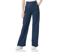 s.Oliver Women's Jeans Trousers Wide Leg, Blue, 34W x 34L