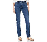 s.Oliver Women's Karolin Reg S/s Top Box Co/p JRS Straight Jeans, Blue (Blue Denim Stretch 57z5), 8W / 32L UK (Size: 34/L32)