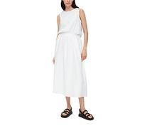 s.Oliver Women's Kleid, Vestido, midi, White 0100, 22