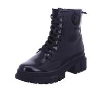 s.Oliver Women's Lace Boot Flat 5-25210-43 Ankle Boots, Black Patent, 37 EU, Black (Black Patent), 5 UK