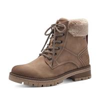 s.Oliver Women's Lace Boot Flat 5-26227-43 Snow, Beige, 3.5 UK