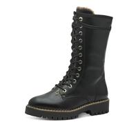 s.Oliver Women's Lace-Up Boots Without Heel Winter Vegan, Black (Black Nappa), 8 UK