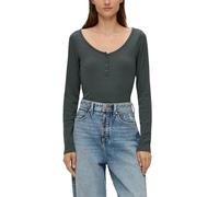 s.Oliver Women's Langarm Long-Sleeved T-Shirt, Green, 10