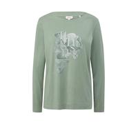 s.Oliver Women's Langarm Long-Sleeved T-Shirt, Green, 12
