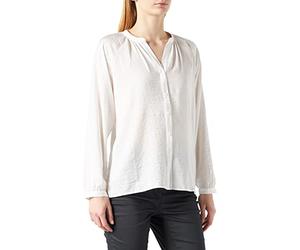 s.Oliver Women's Langarm Regular FIT Long-Sleeved T-Shirt, Off-White, 42