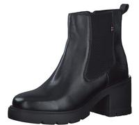 s.Oliver Women's Leather Chelsea Boots with Block Heel, black, 6 UK