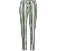 s.Oliver Women's Long Pyjama Bottoms with Striped Print Slim Leg