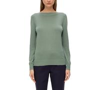s.Oliver Women's Long Sleeve Pullover Green 38, Green, 12