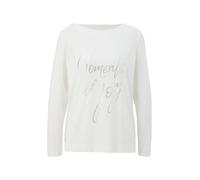 s.Oliver Women's Long-Sleeved T-Shirt, White N/A, 16