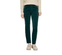 s.Oliver Women's Long Trousers, Slim fit, Blue Green, 48W x 32L