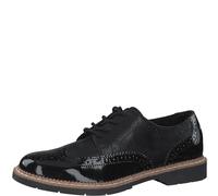s.Oliver Women's Oxford Elegant Lace Up Shoes, Black (Black Comb), 4.5 UK