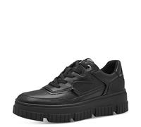 s.Oliver Women's Platform Trainers Low Top Vegan, Black, 6 UK