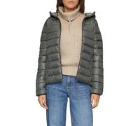 Q/S by s.Oliver Women's 2149998 Quilted Jacket, 9666 Grey, XL