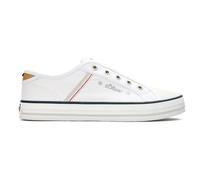 s.Oliver Womens S Oliver Canvas Slip-on Trainers - White Cotton - Size UK 7.5