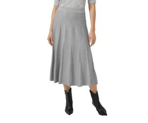 s.Oliver Women's Skirt - Fine Knit, Midi Length, Elastic Waistband