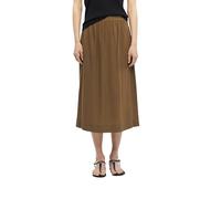 s.Oliver Women's Skirt - Relaxed Fit Viscose All Over Print High Rise Elastic Waist
