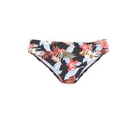 s.Oliver Women's Suki-18 Bikini Bottoms, Bordeaux-Black Patterned, 14