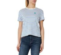 s.Oliver Women's T-Shirt, Blue|White, 6