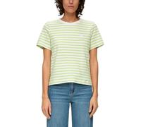 s.Oliver Women's 2141812 T-Shirt, Green/White, 8