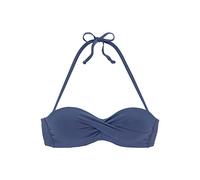 s.Oliver Women's Underwired Bikini top, Blue, UK 12