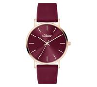 s.Oliver Women's Watch - Round - Rose Gold - 18 mm - Elegant Women's Watch Made of Metal with Quartz Movement - 3 ATM Waterproof - Scratch-Resistant