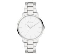 s.Oliver Women's Watch - Round - Silver - 16 mm - Elegant Women's Watch Made of Metal with Quartz Movement - 3 ATM Waterproof - Scratch-Resistant