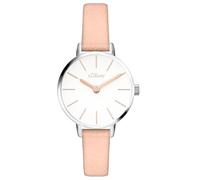 s.Oliver Women's Watch - Round - Silver - 28 mm - Elegant Women's Watch Made of Metal with Quartz Movement - 3 ATM Waterproof - Scratch-Resistant