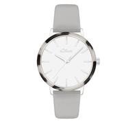 s.Oliver Women's Watch - Round - Silver - 31.5 mm - Elegant Women's Watch Made of Metal with Quartz Movement - 3 ATM Waterproof - Scratch-Resistant
