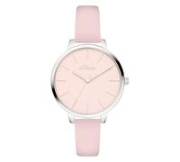 s.Oliver Women's Watch - Round - Silver - 34 mm - Elegant Women's Watch Made of Metal with Quartz Movement - 3 ATM Waterproof - Scratch-Resistant