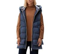 s.Oliver Women's Weste ärmellos, Navy, XL