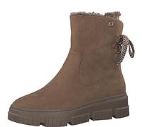 s.Oliver Women's Winter Boots Without Heel Lined Vegan, tan, 4 UK
