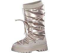 s.Oliver Women's Winter Boots without Heel with Lacing Lined, nude, 5 UK