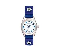 s.Oliver Wristwatch Boys Kids Quartz Watch Analog, with Nylon Strap, Silver, 3 bar Waterproof, Comes in Watch Gift Box 2036766