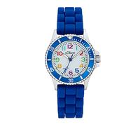 s.Oliver Wristwatch Boy's Kids Quartz watch Analog, with Silicone Strap, Blue, 3 bar Waterproof, Comes in watches gift box, 2033504