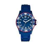 s.Oliver Wristwatch Boys Kids Quartz Watch Analog, with Silicone Strap, Blue, 3 bar Waterproof, Comes in Watch Gift Box 2036495