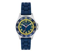 s.Oliver Wristwatch Boy's Kids Quartz watch Analog, with Silicone Strap, Blue, 3 bar Waterproof, Comes in watches gift box, 2033506