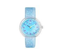 s.Oliver Wristwatch Girls Kids Quartz Watch Analog, with Faux Leather Strap, Blue, Waterproof, Comes in Watch Gift Box 2037720