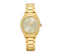 s.Oliver Wristwatch Women Quartz watch Analog, with Stainless steel Strap, Gold, 3 bar Waterproof, Comes in watches gift box, 2033532
