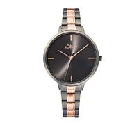 s.Oliver Wristwatch Women Quartz watch Analog, with Stainless steel Strap, Multicolor, 3 bar Waterproof, Comes in watches gift box, 2033514