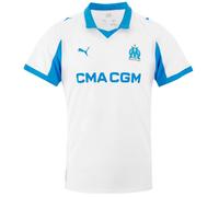 Puma Mens Olympique Marseille Home Shirt 2025 2026 Adults Short Sleeve Crew Neck