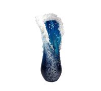 (S, One size) Ocean Theme Resin Vase Handmade Artistics Table top Decoration for Home and Office Flower Arrangement S